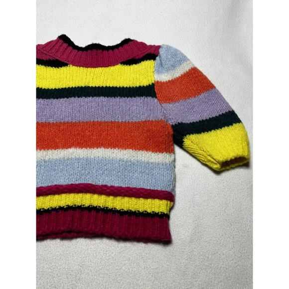 Free People Foxy Stripe Sweater Pullover - Size XS Wool Blend Extra Small EUC - Picture 2 of 13